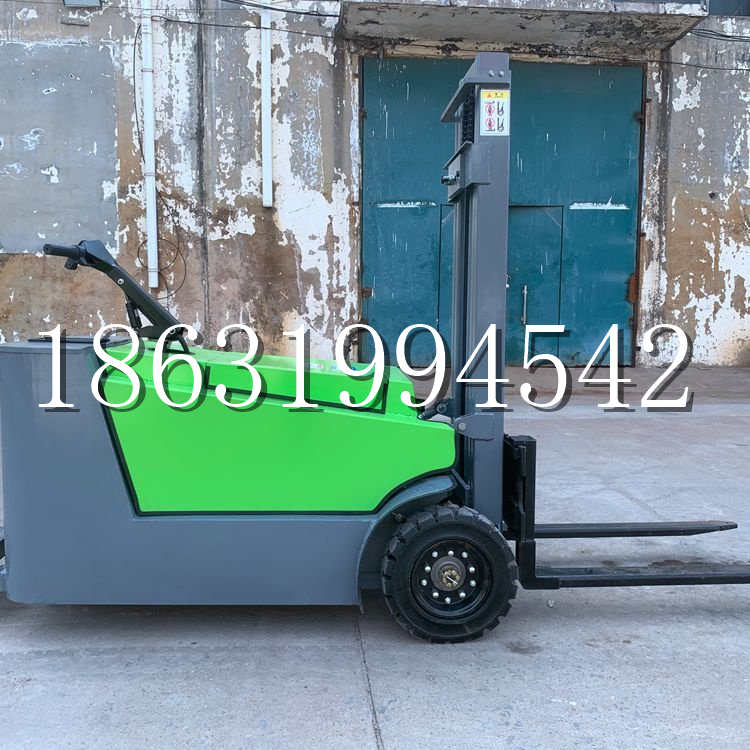 义竹乡小型电动叉车1吨2吨步行站驾式电瓶堆高充电装卸车液压升降车铲车